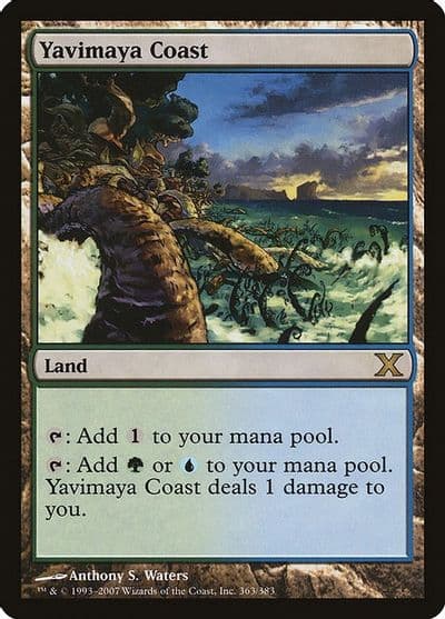 Yavimaya Coast 10th Edition Magic card
