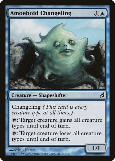 Amoeboid Changeling Lorwyn Magic card