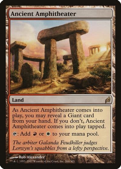 Ancient Amphitheater Lorwyn Magic card