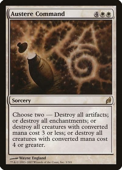 Austere Command Lorwyn Magic card