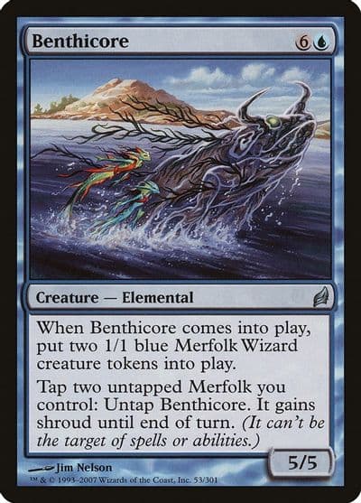 Benthicore Lorwyn Magic card
