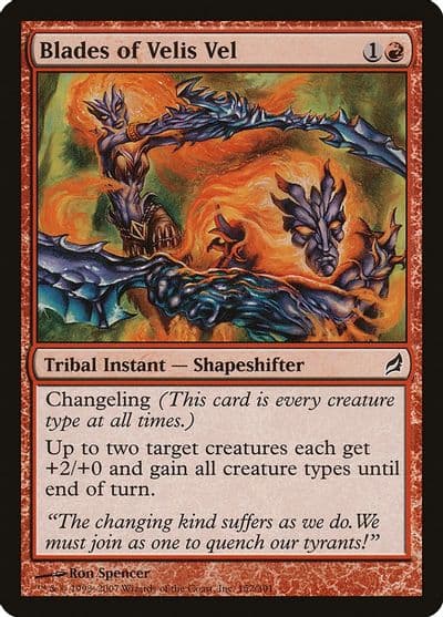 Blades of Velis Vel Lorwyn Magic card