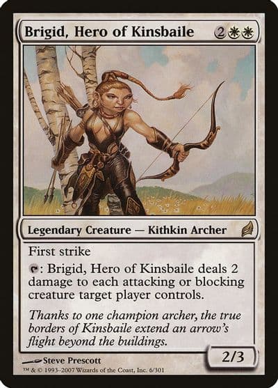 Brigid Hero of Kinsbaile Lorwyn Magic card
