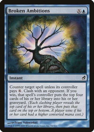 Broken Ambitions Lorwyn Magic card