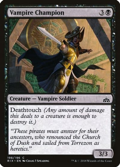 Vampire Champion Rivals of Ixalan Magic card