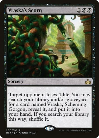 Vraskas Scorn Rivals of Ixalan Magic card