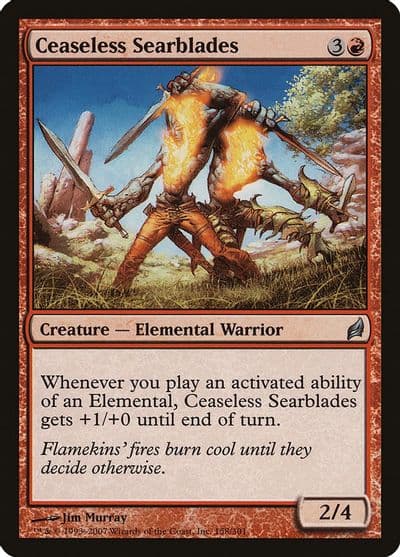 Ceaseless Searblades Lorwyn Magic card