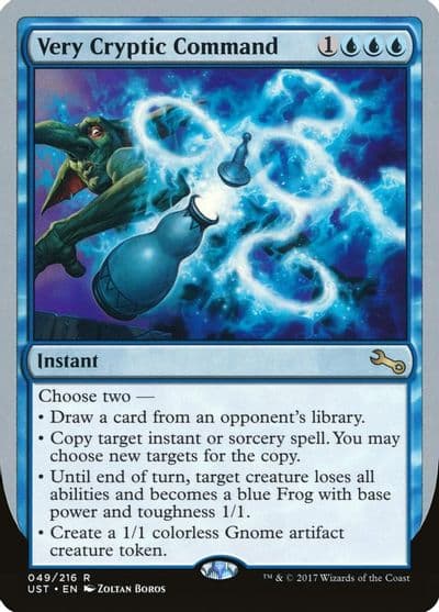 Very Cryptic Command C Unstable Magic card