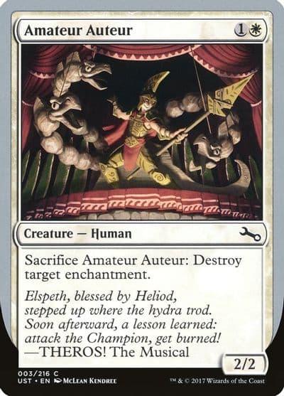 Amateur Auteur C Unstable Magic card