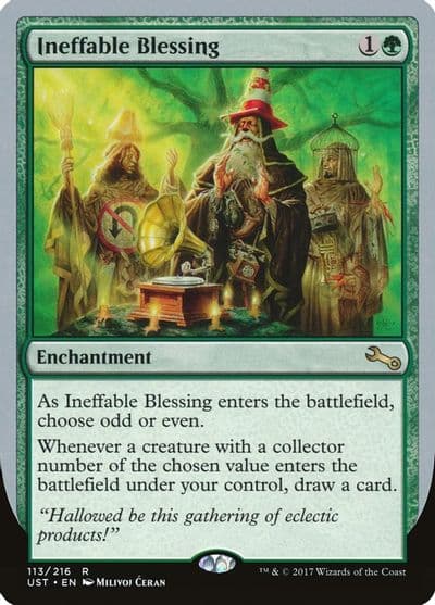 Ineffable Blessing E Unstable Magic card