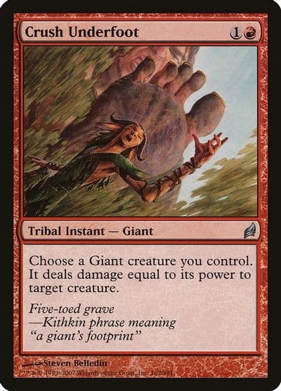 Crush Underfoot Lorwyn Magic card