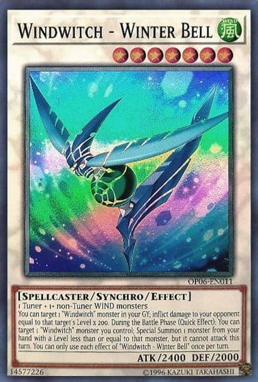 Windwitch Winter Bell OTS Tournament Pack 6 Yu-Gi-Oh! card
