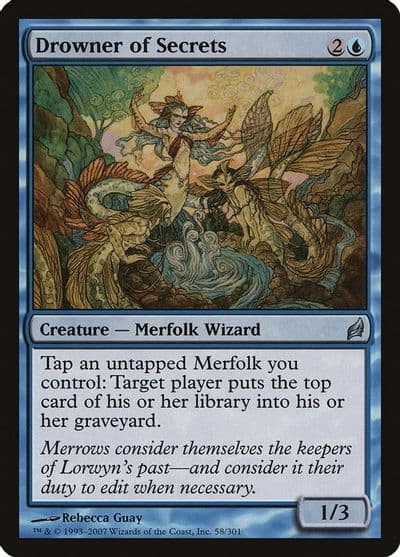 Drowner of Secrets Lorwyn Magic card