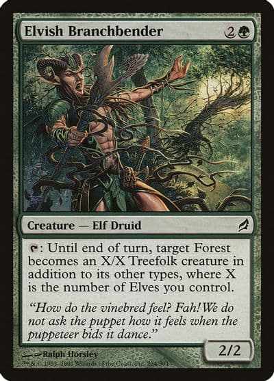 Elvish Branchbender Lorwyn Magic card