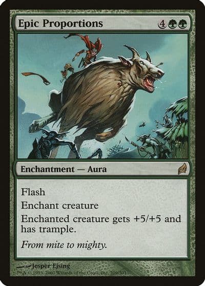 Epic Proportions Lorwyn Magic card