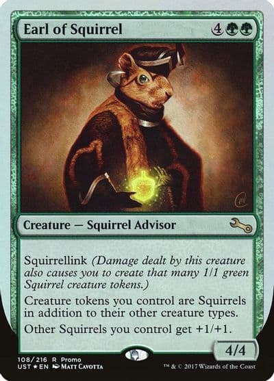 Earl of Squirrel Draft Weekend Launch Party & Release Event Promos Magic card
