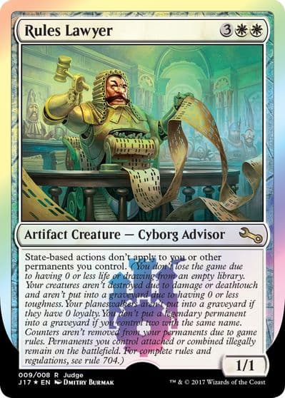 Rules Lawyer Judge Promos Magic card