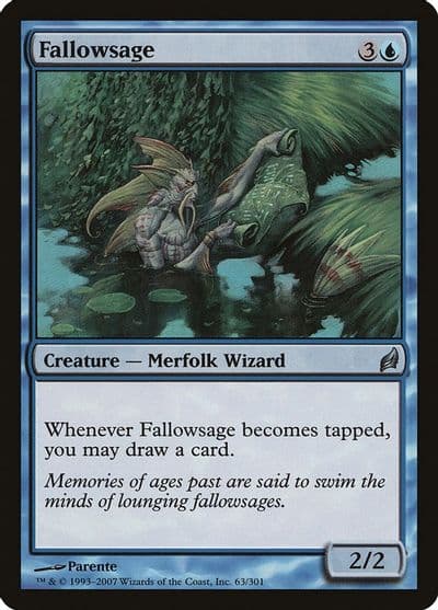 Fallowsage Lorwyn Magic card