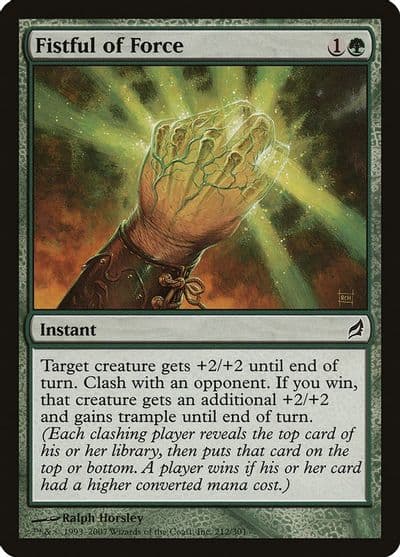 Fistful of Force Lorwyn Magic card