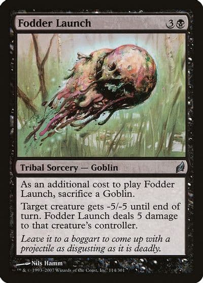 Fodder Launch Lorwyn Magic card