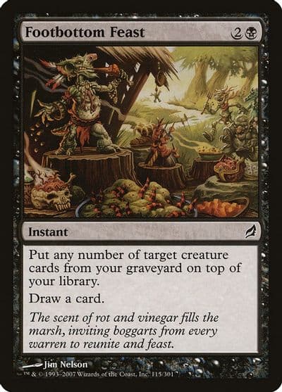 Footbottom Feast Lorwyn Magic card