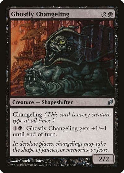 Ghostly Changeling Lorwyn Magic card