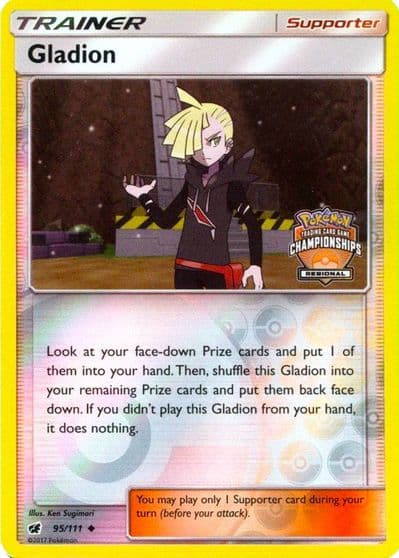 Gladion (Regional Championships) League & Championship Cards Pokemon card