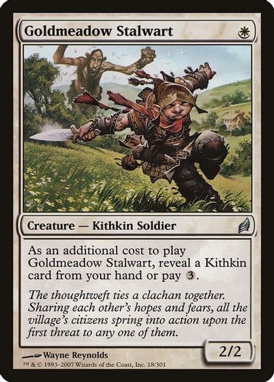 Goldmeadow Stalwart Lorwyn Magic card