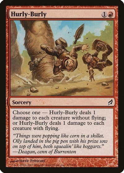 Hurly Burly Lorwyn Magic card