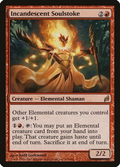 Incandescent Soulstoke Lorwyn Magic card