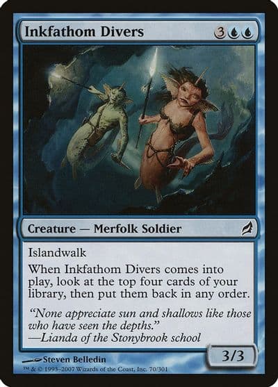 Inkfathom Divers Lorwyn Magic card