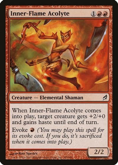 Inner Flame Acolyte Lorwyn Magic card