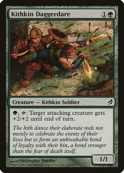 Kithkin Daggerdare Lorwyn Magic card