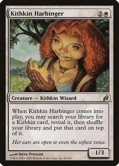 Kithkin Harbinger Lorwyn Magic card