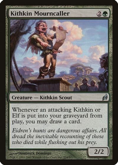 Kithkin Mourncaller Lorwyn Magic card