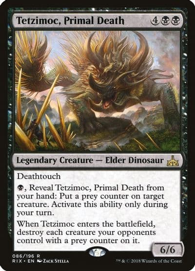 Tetzimoc Primal Death Rivals of Ixalan Magic card