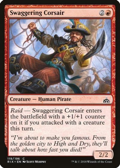 Swaggering Corsair Rivals of Ixalan Magic card