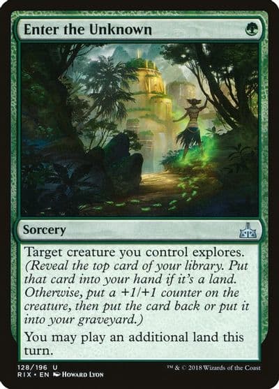 Enter the Unknown Rivals of Ixalan Magic card
