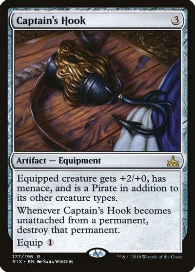 Captains Hook Rivals of Ixalan Magic card