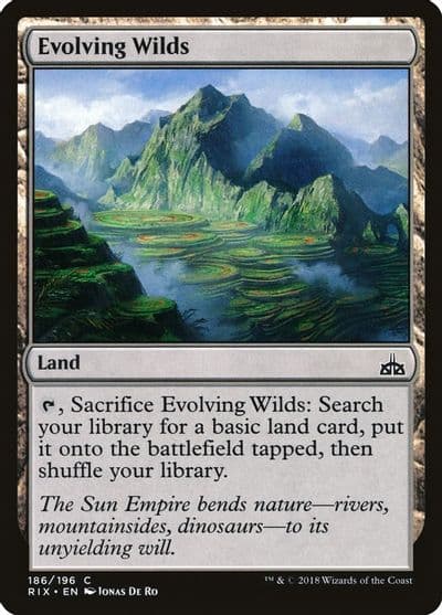 Evolving Wilds Rivals of Ixalan Magic card