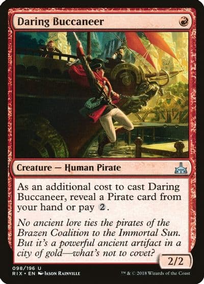 Daring Buccaneer Rivals of Ixalan Magic card
