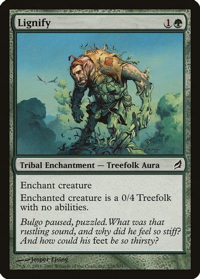 Lignify Lorwyn Magic card