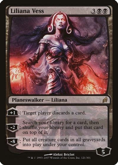Liliana Vess Lorwyn Magic card