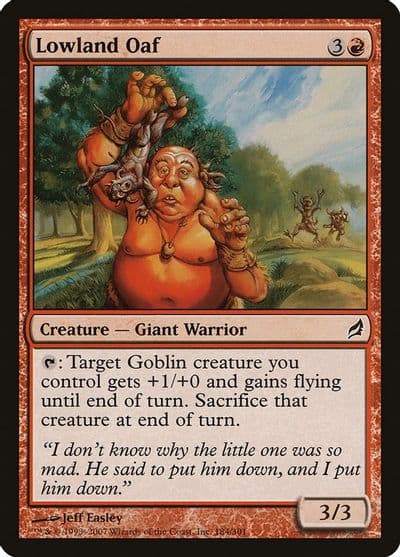 Lowland Oaf Lorwyn Magic card