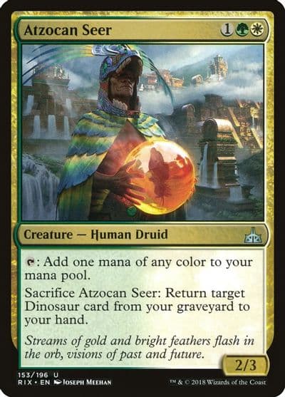 Atzocan Seer Rivals of Ixalan Magic card