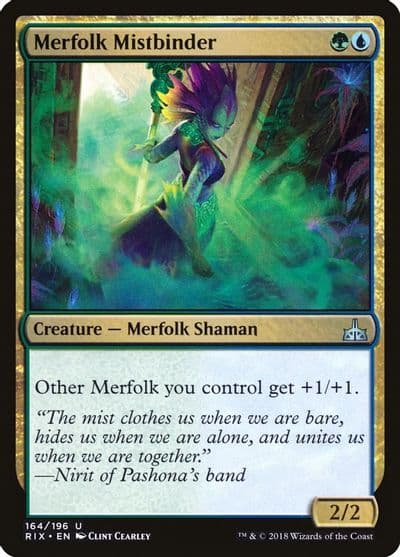 Merfolk Mistbinder Rivals of Ixalan Magic card