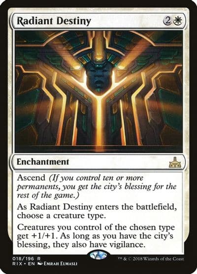 Radiant Destiny Rivals of Ixalan Magic card