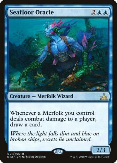 Seafloor Oracle Rivals of Ixalan Magic card