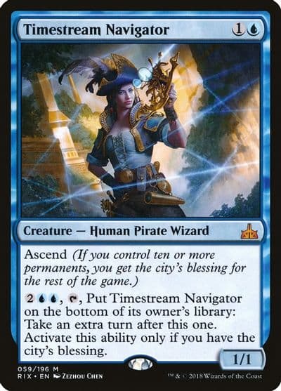 Timestream Navigator Rivals of Ixalan Magic card