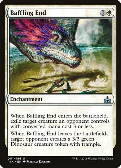 Baffling End Rivals of Ixalan Magic card